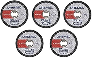 Dremel EZ476 1 1/2-Inch EZ Lock Rotary Tool Cut-Off Wheels For Plastic - 5 pack