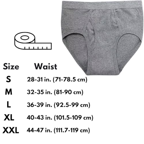 Stafford Low-Rise Briefs for Men 6-pack 100% Cotton, Men's Underwear, Male Breathable Panties Bulk, White, Black Underpants3