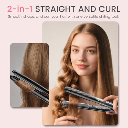 Plancha de Pelo Titanium 1 pulg. con Ionización miniatura 3