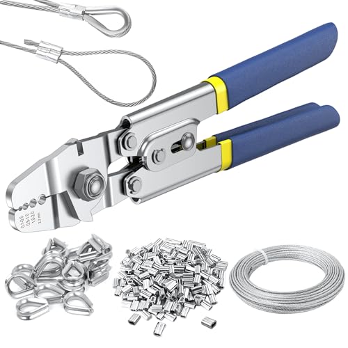 Pince à sertir pour câble métallique en acier robuste - 2