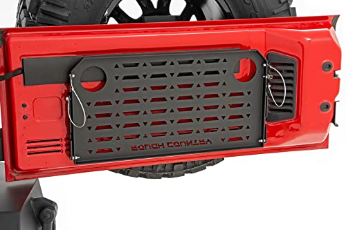 Rough Country Folding Rear Tailgate Table for 2007-2018 Jeep Wrangler JK - 10630  Black