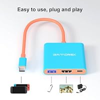 Switch 2 Dock, Portable TV Docking Station with 4K@60Hz for Switch 2/SwitchOLED/Steam Deck/Rog Ally/Xbox Ally X/Legion Go, 3-in-1 Switch2 Travel Dock – Ansicht 5