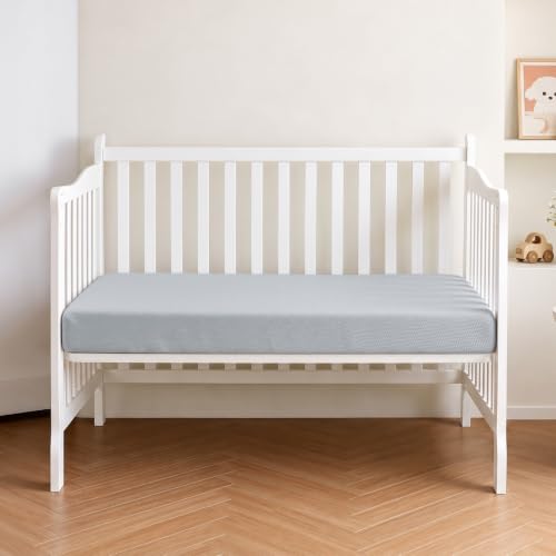 Image of Cherilo Memory Foam Baby Mattress for 0 to 2 Years | 1 Year Warranty | Suitable for Baby Cot, Crib, Bassinet, Washable Waterproof Cover - 48 inch x 24 inch x 4 inch - Pack of 1