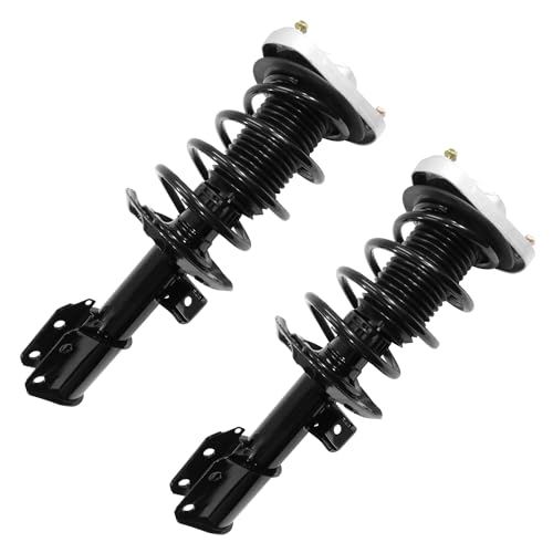 Image of Detroit Axle - AWD Front Struts for Mercedes-Benz E350 E300 E550 E400 E250 [Sedan; 4Matic], Complete Struts with Coil Spring Assembly Replacement Suspension Shocks