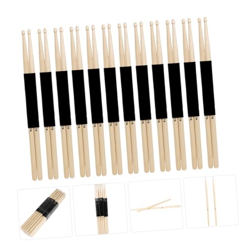 Baquetas YARNOW para percusión, 12 pares, de madera de arce, para principiantes y profesionales, color caqui miniatura 5