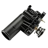 HOPUT 902-3113 Engine Coolant Thermostat Housing Assembly Compatible with Dodge Jeep Ram Select Models, Replace 9023113 4893926AC 4893926AD 4893926AF 4893926AG 1009-194, Pack of 1