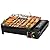 YINMANQ Gas Grill Portable Butane Stove, tabletop BBQ Grill, Korean bbq Grill for Outdoor Cooking Camping or Tailgating | Fried Roasted Cooking With Carry Case|Stainless Steel Griddle