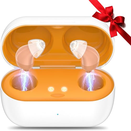 Hearing Aids, Rechargeable Digital Hearing Aids for Seniors, Noise Cancelling