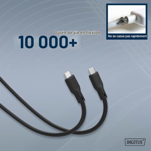 Digitus Câble USB en silicone USB 5Gbps 2m Neuf - vue 7