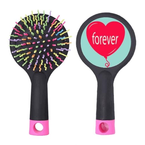 Brosse à cheveux démêlante Forever Red : l'excellence de la base coussin Green Heart