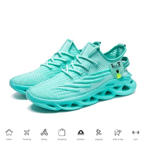 Image of EGMPDA Mens Shoes Running Slip On Tennis Walking Shoes Lightweight Breathable Sneakers for Gym Work Casual Soft Sole Trainers Non Slip Athletic Footwear