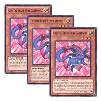 Amazon.co.jp: ☆ 3枚セット ☆遊戯王 英語版 LCGX-EN155 Crystal