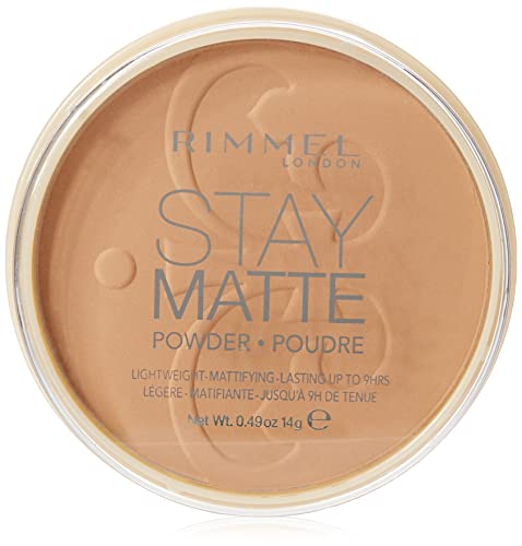 Image of Rimmel London Stay Matte Pressed Powder - Caramel, 8.5 g (0.3 fl.oz)