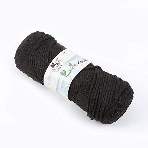 Retail - Ovillo de lana de algodón de lana gruesa media de algodón acrílico y nailon mezclado para tejer a mano de ganchillo, hilo AQ035 (8,14 oz)