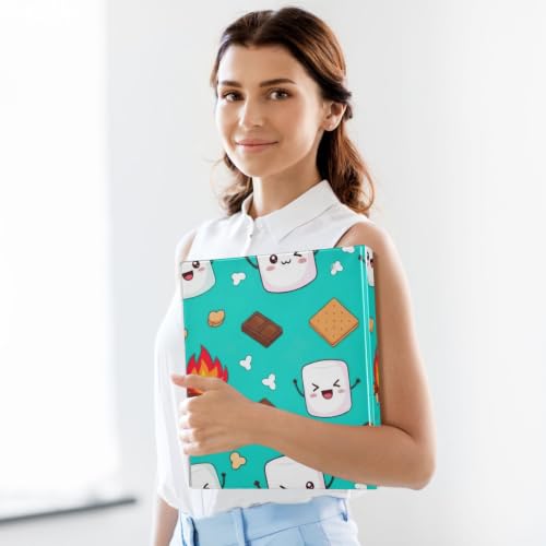 Classeur 3 anneaux D flexibles format universel avec poches de rangement - 6