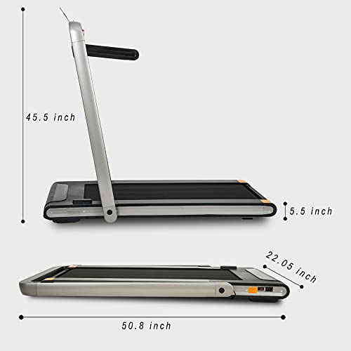 Caminadora plegable eléctrica 2.5 hp para escritorio miniatura 2