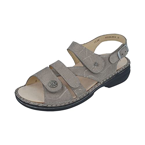 Gomera Damen Knöchelriemchen Sandalen-Beige-41 EU