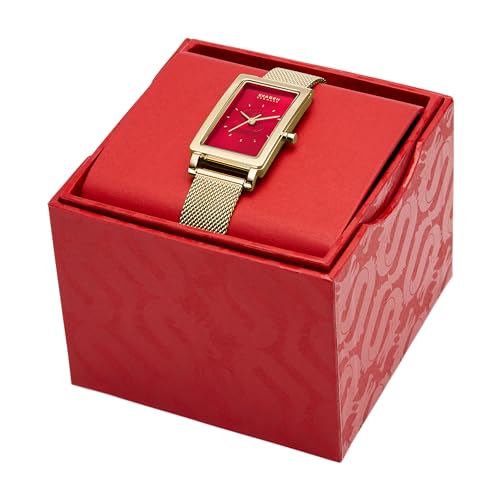 Image of Skagen Hagen Lille Rectangular Stainless Steel Watch for Women