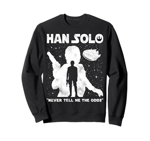 Sweat Star Wars Han Solo Never Tell Me The Odds pour fan nostalgique