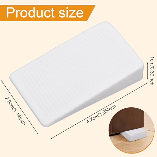 12 Stück Nivellierkeile Möbel, Weiß PVC Tischkeile Stapelbar und Zuschneidbar Möbel Nivellierer Keile Toilette für Wackelige Tische Betten Schränke Unverzichtbar für Heimwerker