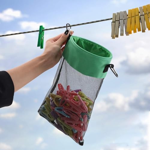 De Almacenamiento para Pinzas de Ropa Bolsa con Gancho Estable 3