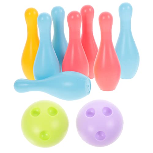 HANABASS 1 Juego Bolos Toys Family Games Logic Games adentro Juegos de Interior para pequeños Juguetes Deportivos para Juguetes Deportivos para Padres e Hijos el plastico