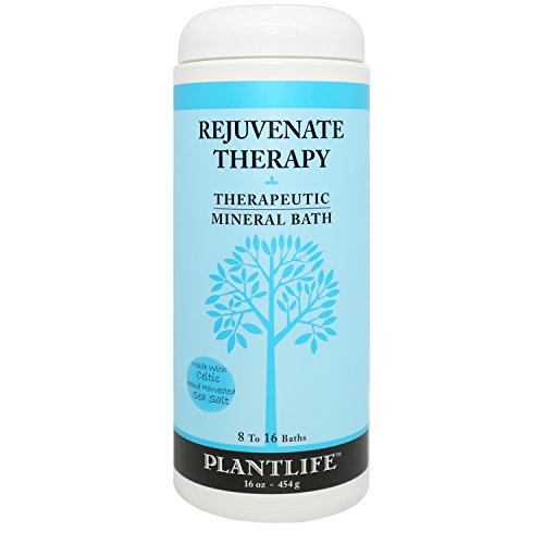 Plantlife Rejuvenate Therapy Bath Salts - Straight From The Plant Natural Aromatherapy Bath Salts - Balance, Calm, And Release Tension In The Body - Made In California 16 Oz #TOP21