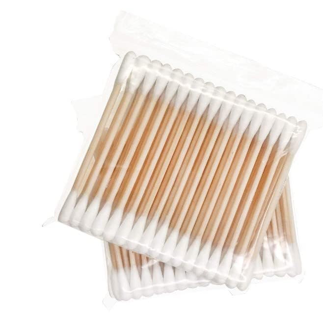Wooden Stick Double Head Cotton Ear Buds – Natural Pure Cotton Swabs for Ear Cleaning, Makeup Removal, Beauty Care, Personal Hygiene, Cosmetic Application and First Aid Use-image-45
