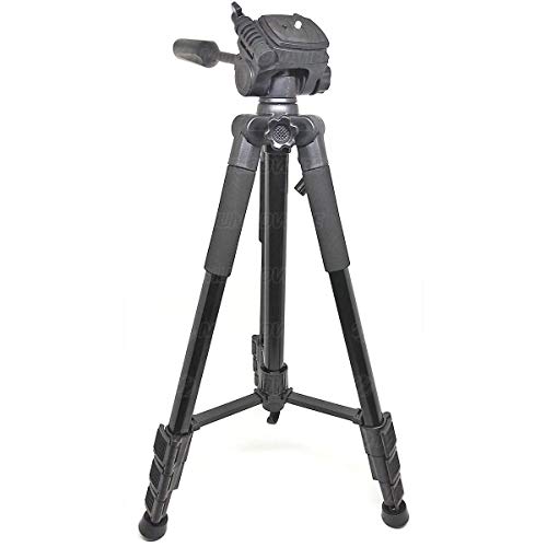 Tripé Profissional em Alumínio Suporta até 10kg e 170cm de Altura com Bolsa para Transporte e Clipe