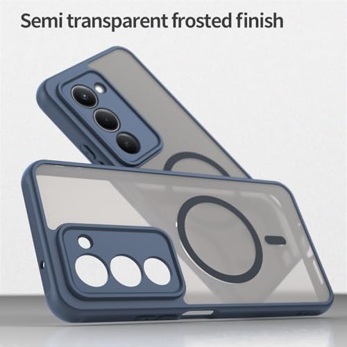 Image of Compatible with REDMI 15 (171mm) Case Cover,Compatible with MagSafe,Anti-Fall,Compatible with Xiaomi Redmi 15 (171mm) 25062RN2DY Cell Protective Phone Case Blue