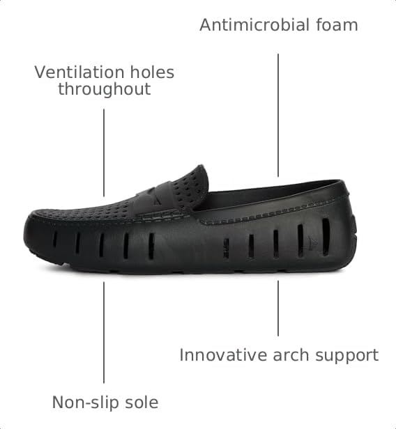 Image of Floafers Country Club Driver 2.0 - Shoes for Men - Modernized EVA Foam Upper Lining Insole and Midsole Driftwood Brown /Coconut 14 D - Medium