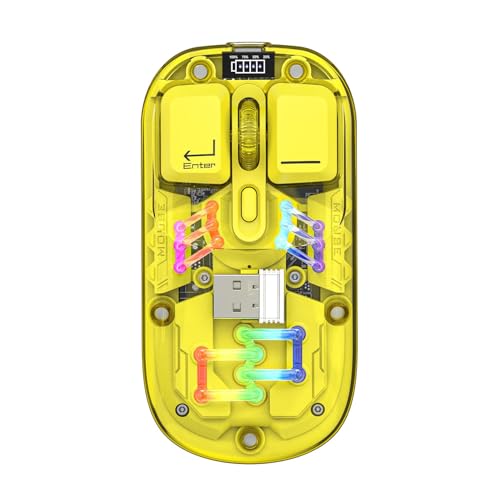 Image of ETZIN Wireless Mouse Tri-Mode 2.4GHz /BT5.0 /BT5.0Bluetooth Silent Rechargeable Mouse with USB Receiver Mouse Compatible with Laptop,PC,MacBook,Chrombook,i-Pad,Tablet EPL-1277KM
