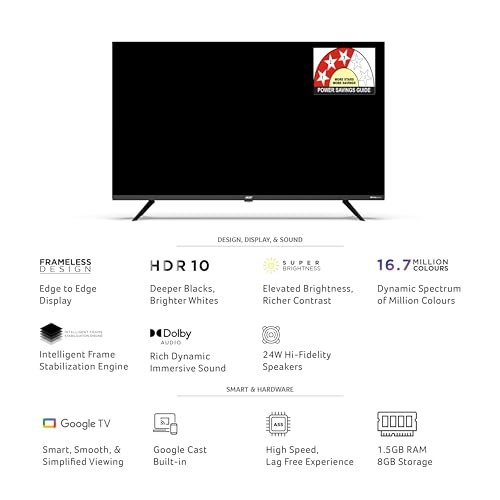 Image of acer 109 cm (43 inches) G Plus Series Full HD LED Smart Google TV AR43FDGGR2841AD