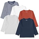 Die hochwertige Bio-Baumwollqualität der Langarmshirts sorgt für angenehmen Tragekomfort.