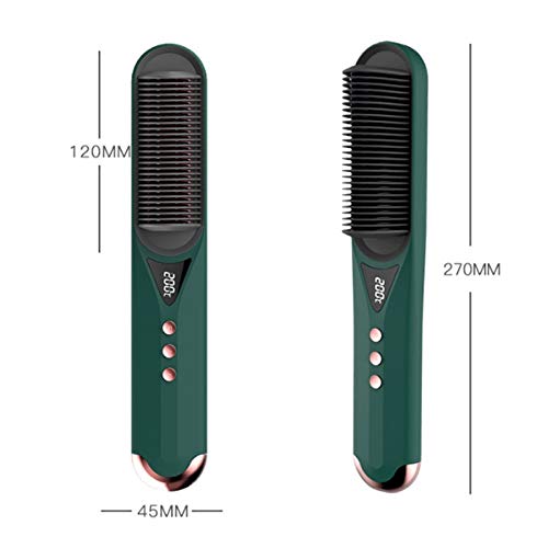 Cepillo eléctrico alisador de pelo y barba cerámico miniatura 2