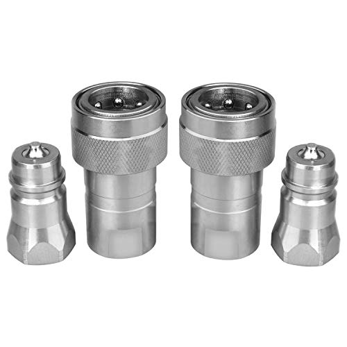 Zinger 1/2 Inch Ag Hydraulic Quick Connect Tractor Couplers With Dust Caps,Poppet Pioneer Style Iso 5675 Hydraulic Quick Coupler thumb #1