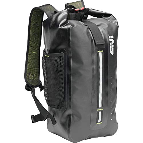 Givi GRT701 Gravel Mochila Prueba de Agua con Bauchgurt Negro  Volumen 25 litros  Carga