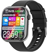 Hwagol Reloj Inteligente Hombre Mujer con Llamadas, Smartwatch Hombre Mujer, 1.85 Reloj Deportivo...