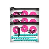 YATTA GOLF Telos Premium Golf Tees – Adjustable Golf Tees – Tee Off with Greater Consistency & Shoot Better Scores - Unbreakable Golf Tees – Lasts The Average Golfer A Season (6 Pack, Hot Pink)