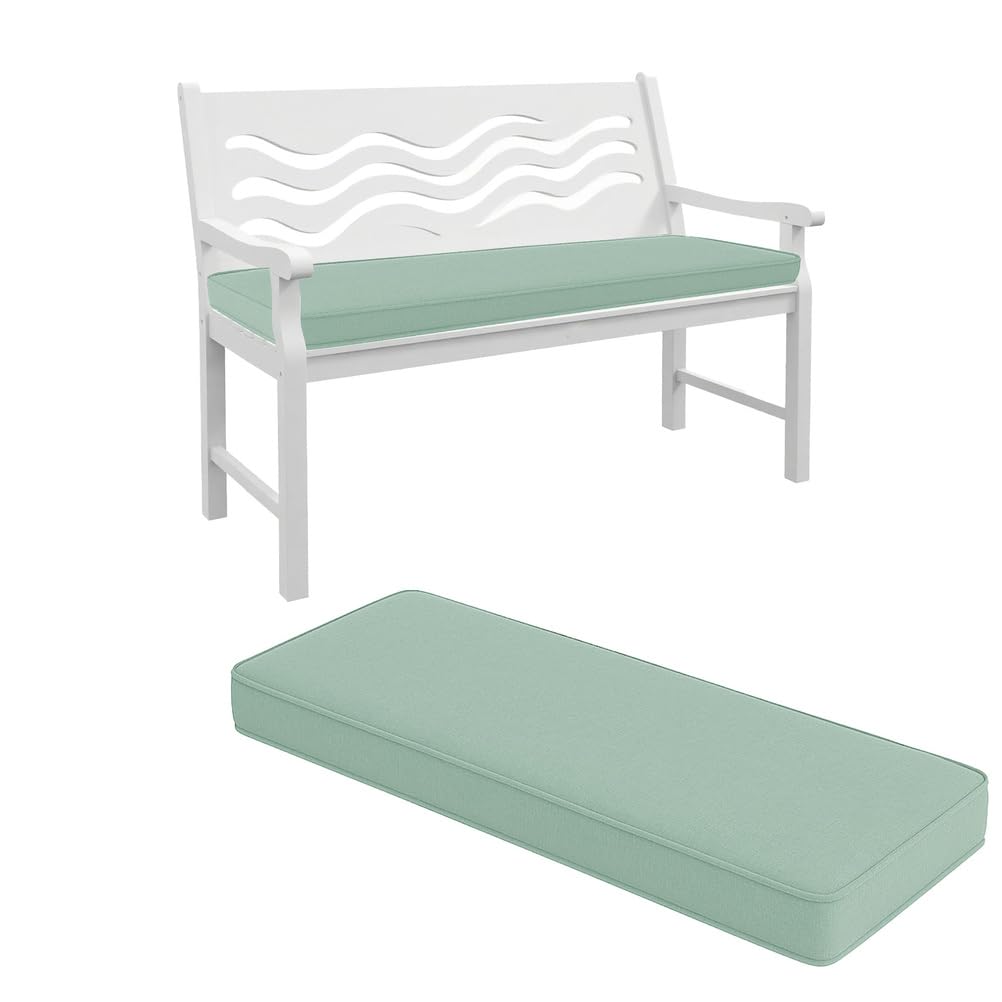 Coussin de banc de jardin en lin pour supprimer la dureté du bois