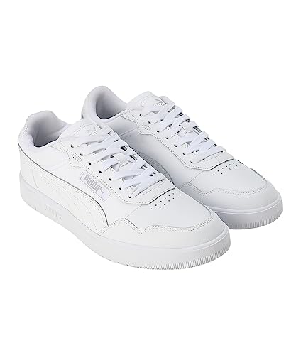 Image of PUMA Men's Court Ultra Sneaker, Puma White Puma White Puma Silver, 4