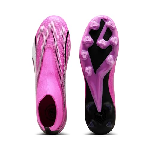 Puma Men Ultra Match+ Ll Fg/Ag Soccer Shoes, Poison Pink-Puma White-Puma Black, 44.5 EU
