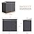 Vongrasig Outdoor Storage Shed, 6 x 4 FT Outside Metal Garden Shed with Window and Lockable Door, Waterproof Tool Shed for Backyard Patio, Lawn and Garden (Dark Gray)