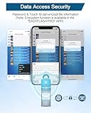 ZARMST USB Stick 256GB, 4 in 1 Flash Drive 3.0 High Speed Photostick, Memory Sticks External Storage Pen Drive for Phone/Pad/Android/PC, Copy Photo Videos Files With One Click (Blue) - Image 5