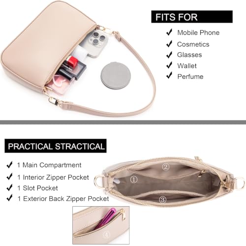 Image of Shoulder Bag for Women Retro Hobo Handbags Cross Body Purses