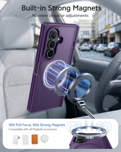 Image of FNTCASE for Z Fold 8 Ultra /Z Fold 7 Case: with Kickstand Hinge Protection
