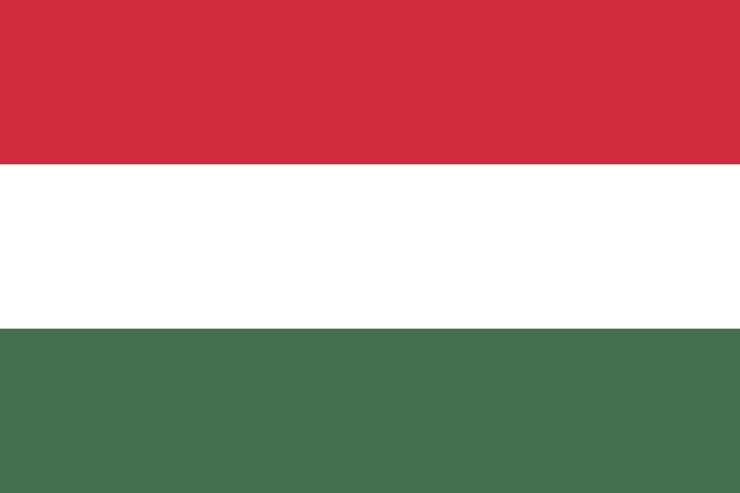 Drapeau XL Civil Ensign of Hungary pavillon hongrois tricolore civil flag grand format