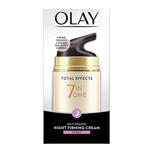 Image of Olay Day Cream Total Effects 7 in 1, Anti-Ageing Gentle Moisturiser, 50g And Olay Night Cream Total Effects 7 in 1, Anti-Ageing Moisturiser, 50g