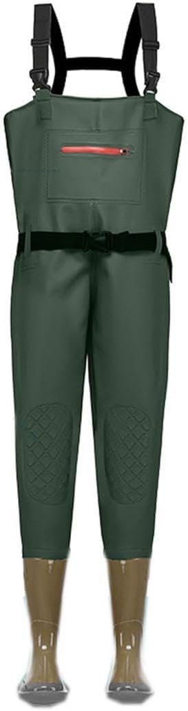 男性用女性用ウェーダー、厚みのあるPVC防水フライフィッシングチェストウェーダー