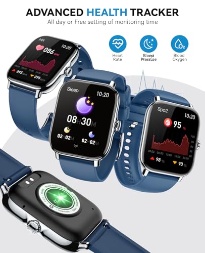 Image of Smart Watch for Women Men- Answer /Make Call, 2025 IP68 Waterproof Fitness Step Sleep Tracker Watch with Monitor Activity Counter Smartwatch for Andriod iPhone iOS Samsung Compatible